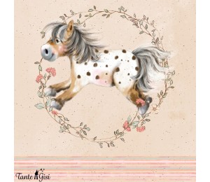 Bio Jersey Lillestoff - Mein Blumenpony Panel